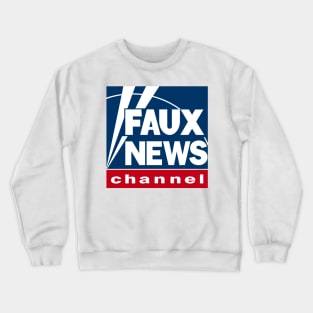Fox News is Faux News Crewneck Sweatshirt